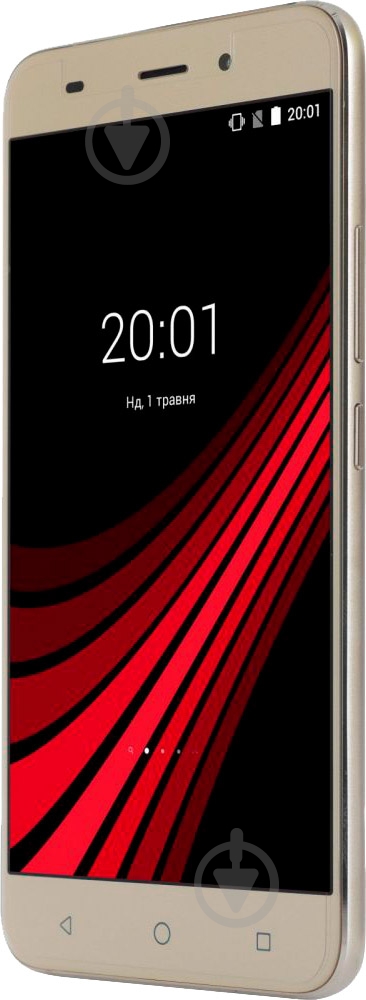 Смартфон Ergo A556 Blaze Dual Sim 1/8GB gold - фото 2