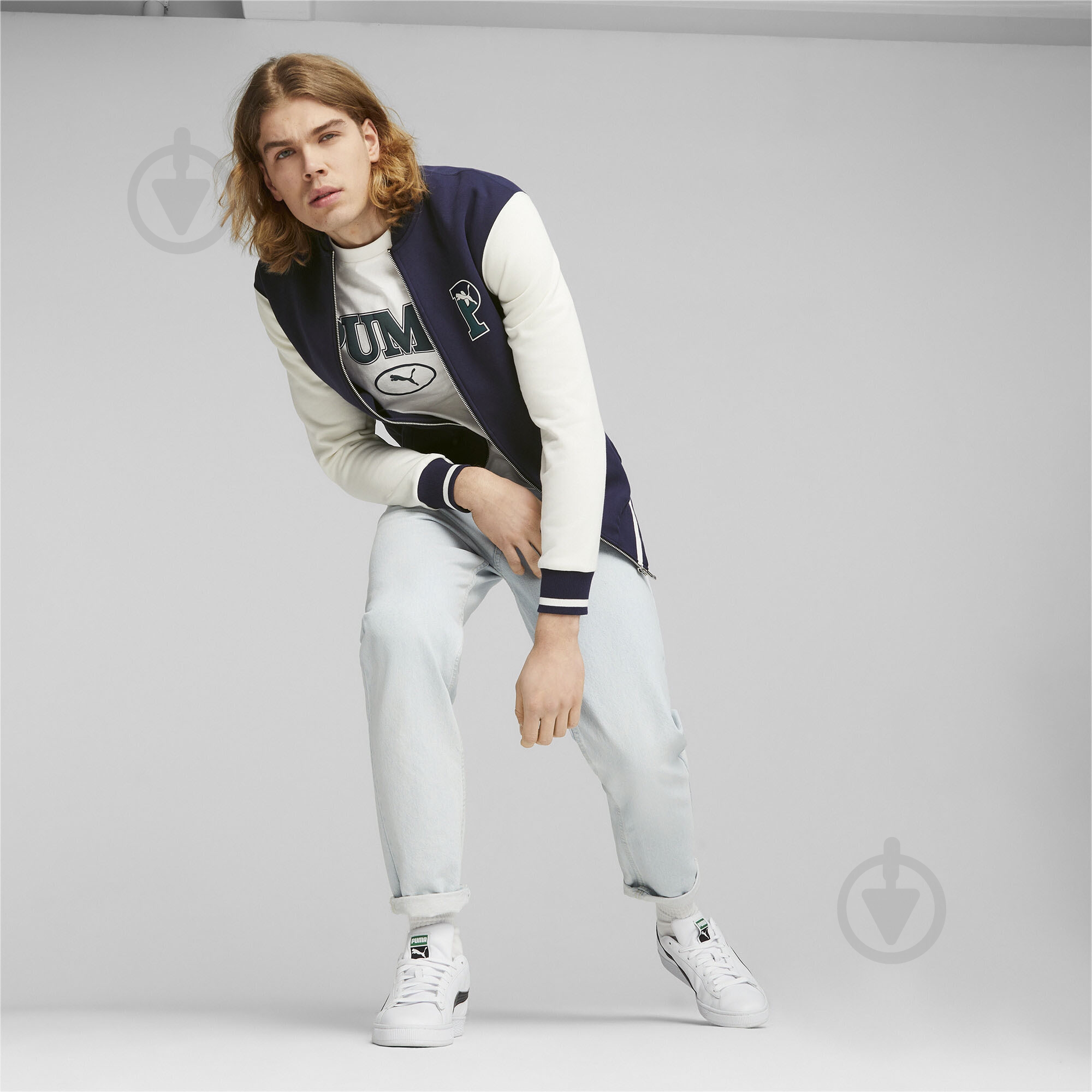 Джемпер Puma PUMA SQUAD TRACK JACKET FL 67601806 р.2XL синий - фото 5