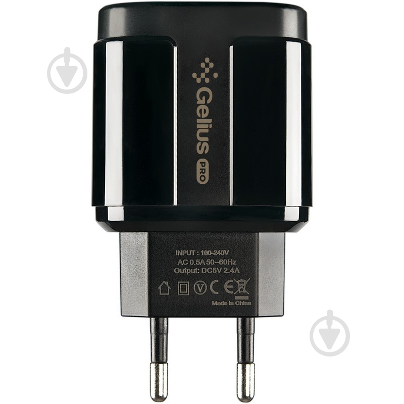 Зарядний пристрій Gelius Pro Avangard GP-HC06 2USB 2.4A Black (2099900755903) - фото 2 Зарядний пристрій Gelius Pro Avangard GP-HC06 2USB 2.4A Black (2099900755903) - фото 2
