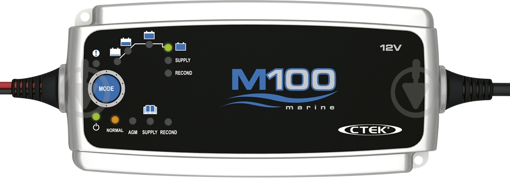 Зарядное устройство инверторное CTEK M100 7 А 150 А/год (56-386) - фото 1 Зарядное устройство инверторное CTEK M100 7 А 150 А/год (56-386) - фото 1