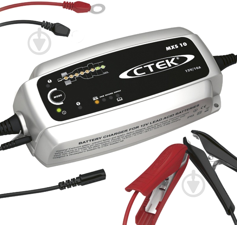 Зарядное устройство инверторное CTEK MXS 10 10 А 200 А/год (56-846) - фото 1