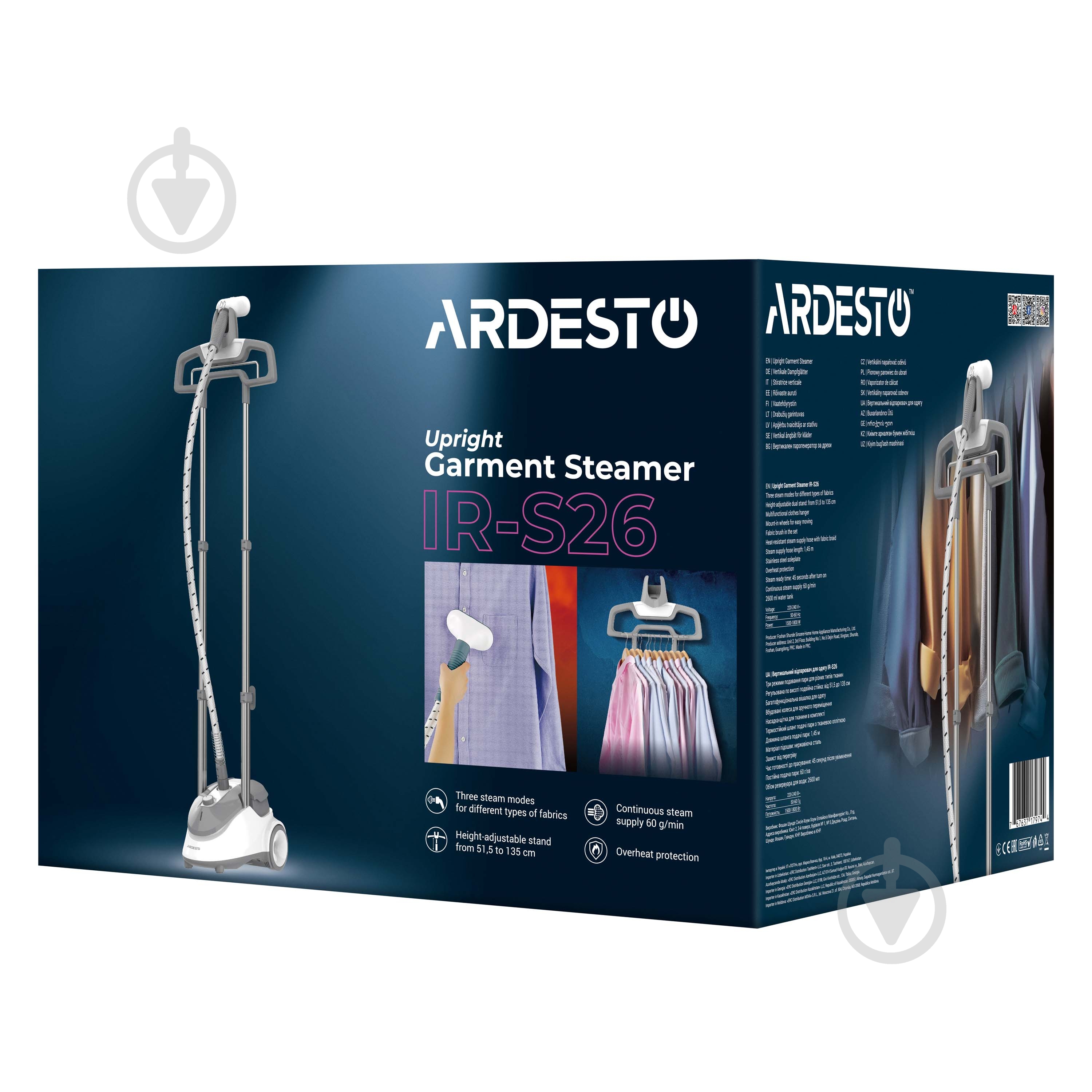 Отпариватель Ardesto IR-S26 - фото 10 Отпариватель Ardesto IR-S26 - фото 10