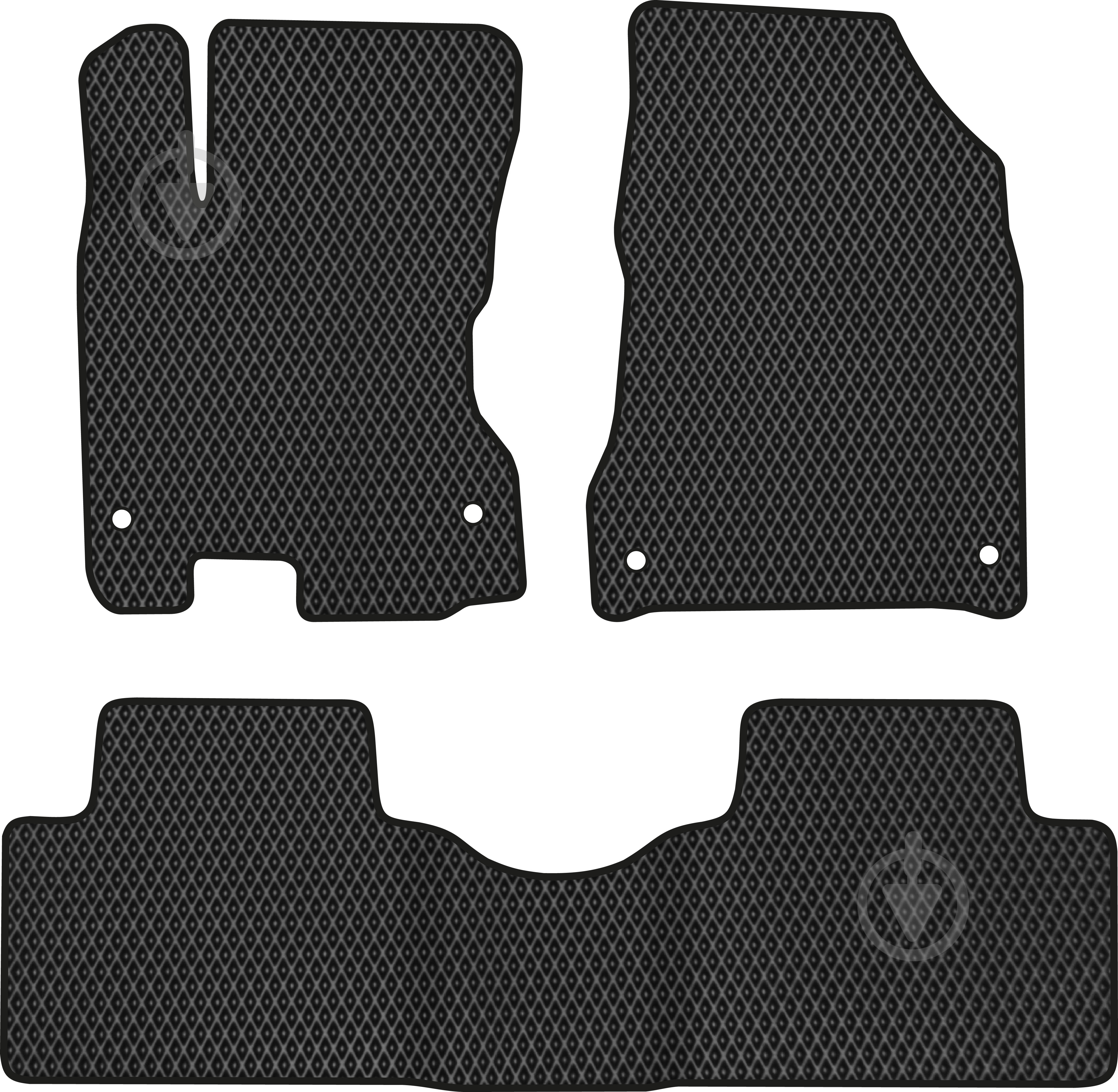 Коврики автомобильные EVAtech Renault Koleos 2008-2016 (RT12113ZV3FC4RBB) универсальные - фото 1