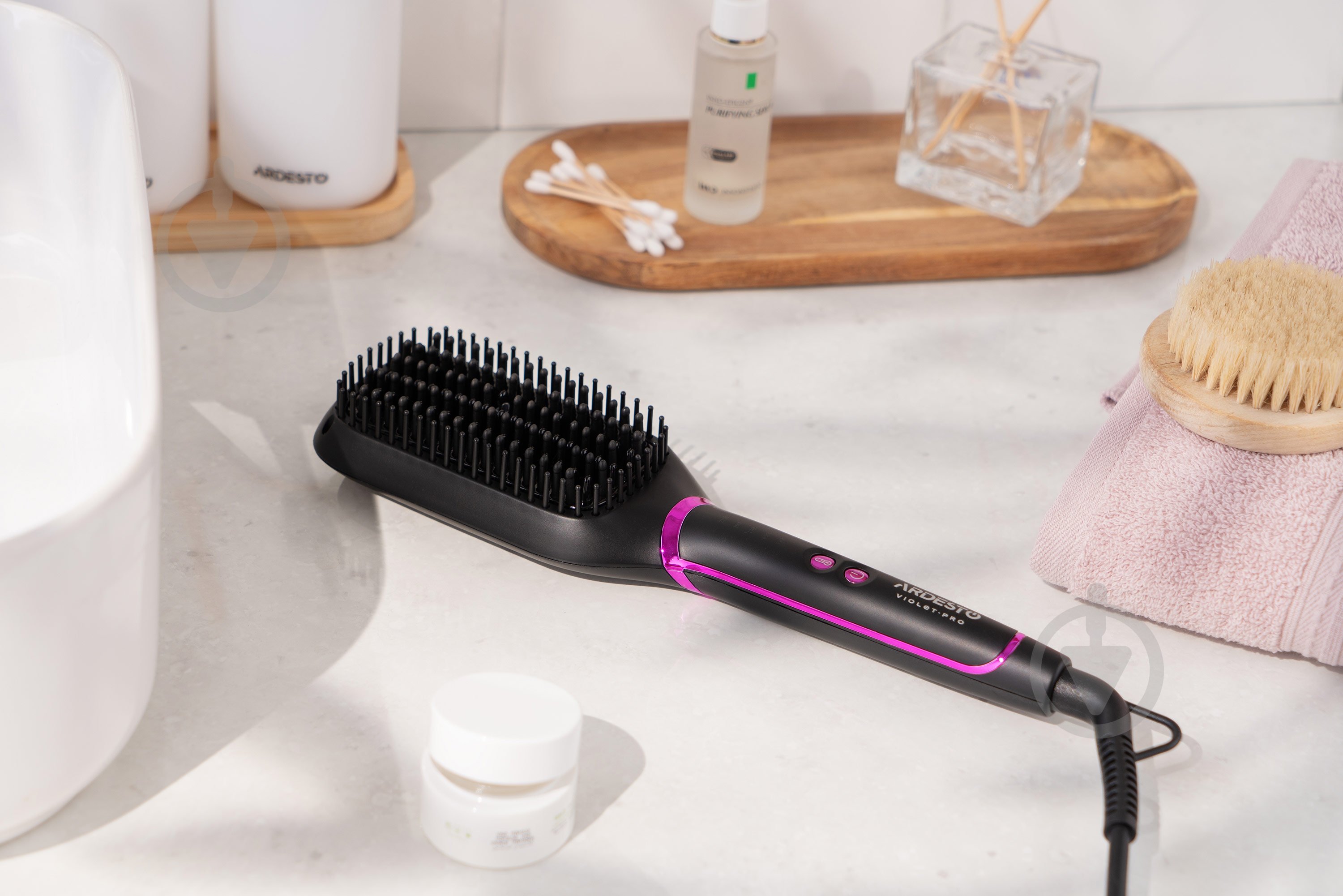 Щетка-выпрямитель Ardesto Violet Pro HSB-Y220PRO - фото 11 Щетка-выпрямитель Ardesto Violet Pro HSB-Y220PRO - фото 11