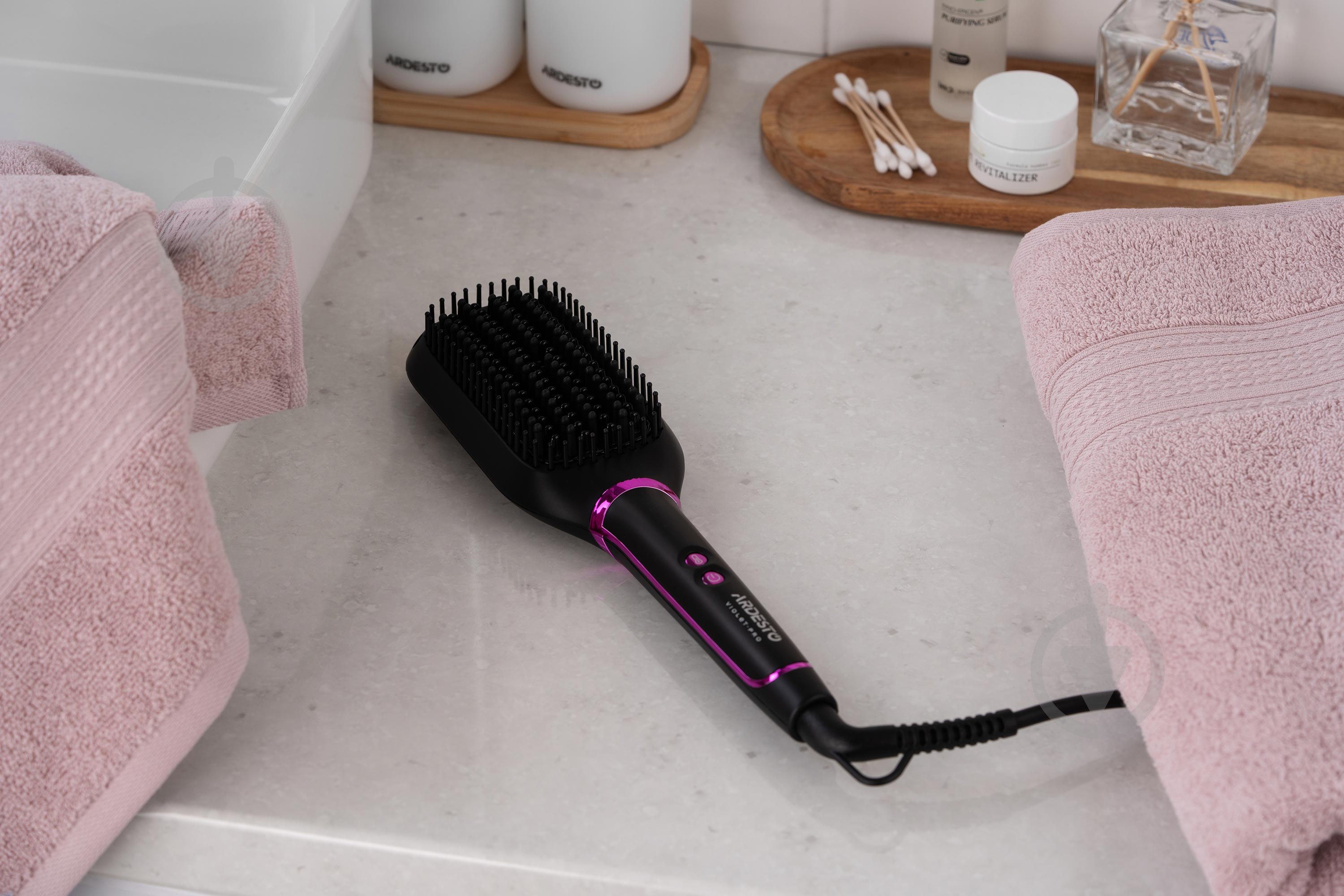 Щетка-выпрямитель Ardesto Violet Pro HSB-Y220PRO - фото 2 Щетка-выпрямитель Ardesto Violet Pro HSB-Y220PRO - фото 2