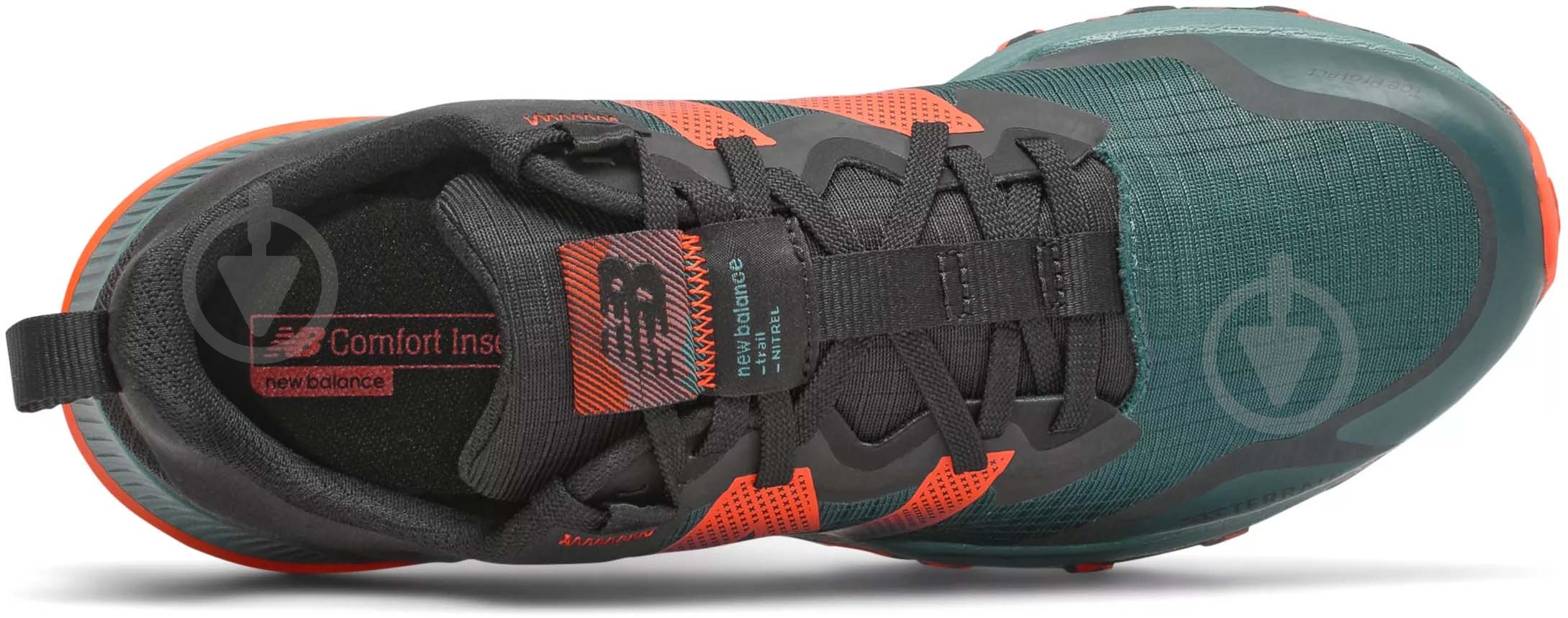 Кросівки чоловічі New Balance Nitrel MTNTRML4 р.44,5 зелені із помаранчевим - фото 3 Кросівки чоловічі New Balance Nitrel MTNTRML4 р.44,5 зелені із помаранчевим - фото 3