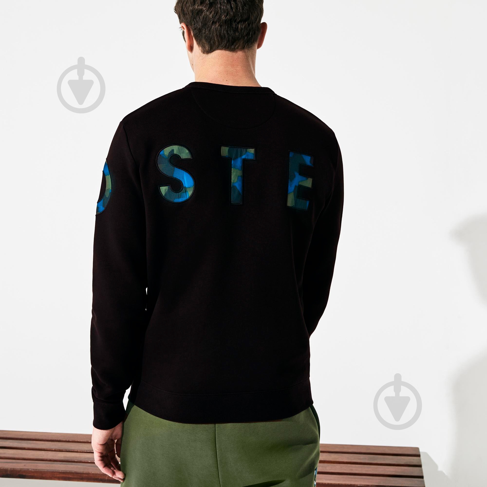 Світшот Lacoste SH8635 SH86354U5 р.S чорний - фото 4
