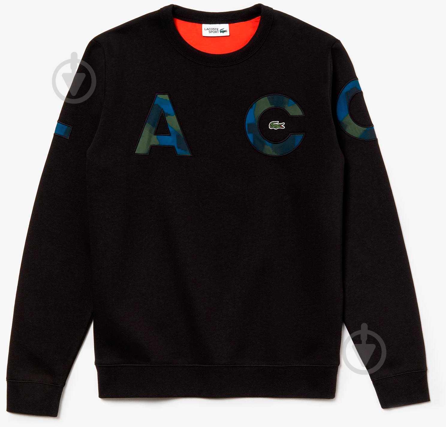 Свитшот Lacoste SH8635 SH86354U5 р.XL черный - фото 1