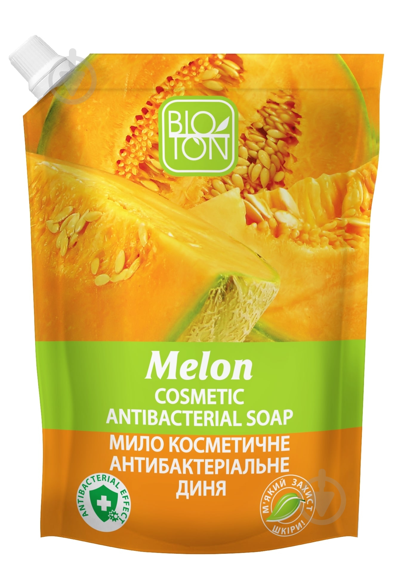 Антибактериальное жидкое мыло Bioton Дыня 450 мл - фото 1