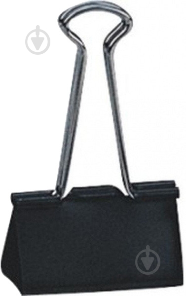 Биндер Deli 38565-12 19 мм черный - фото 1