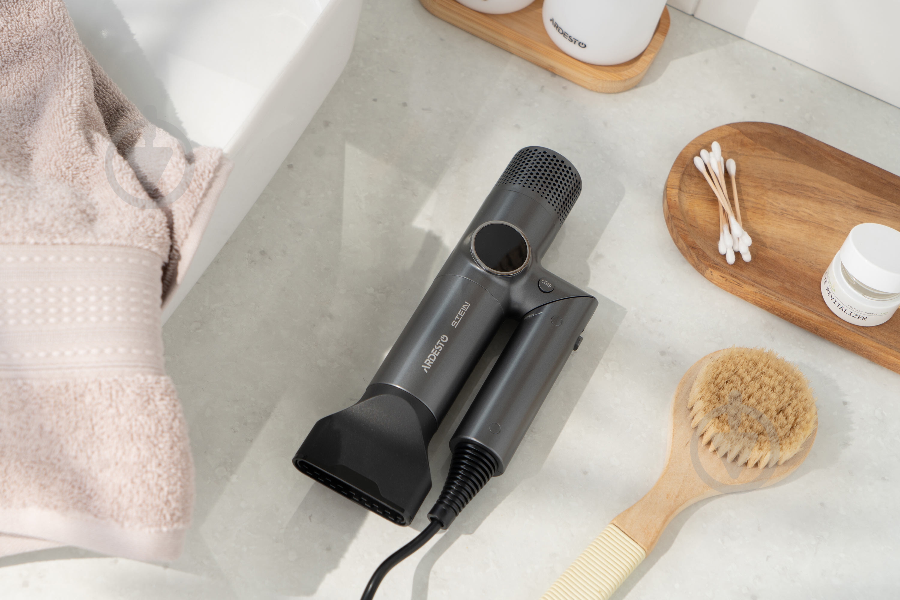 Фен Ardesto Stein HD-Y1000ST Серый - фото 13