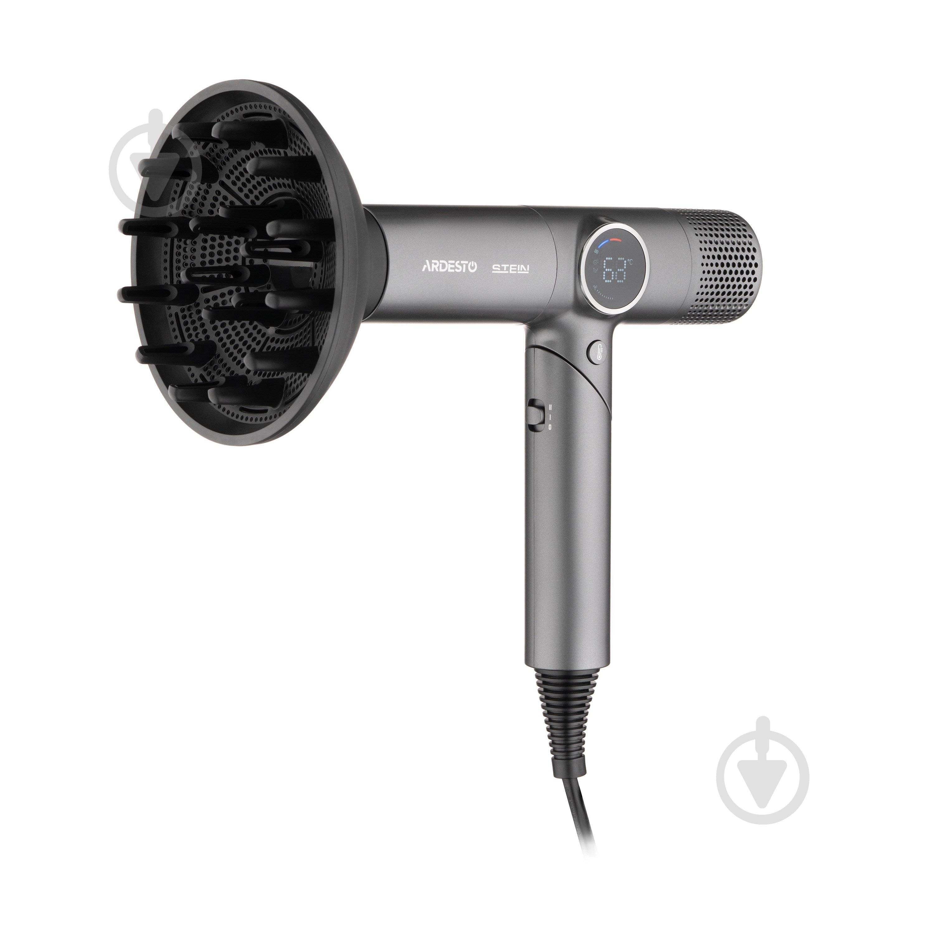 Фен Ardesto Stein HD-Y1000ST Серый - фото 7