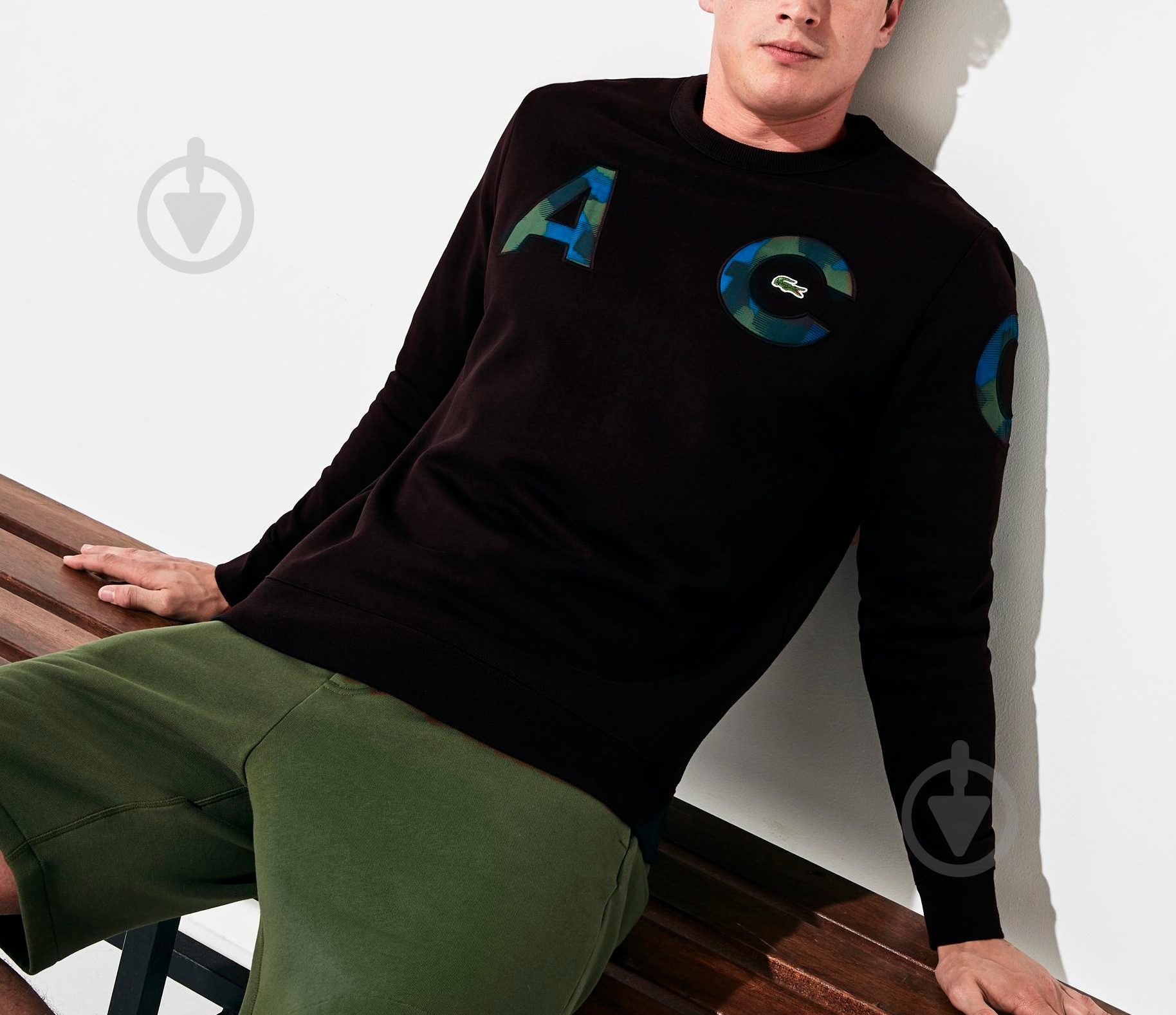 Свитшот Lacoste SH8635 SH86354U5 р.2XL черный - фото 5