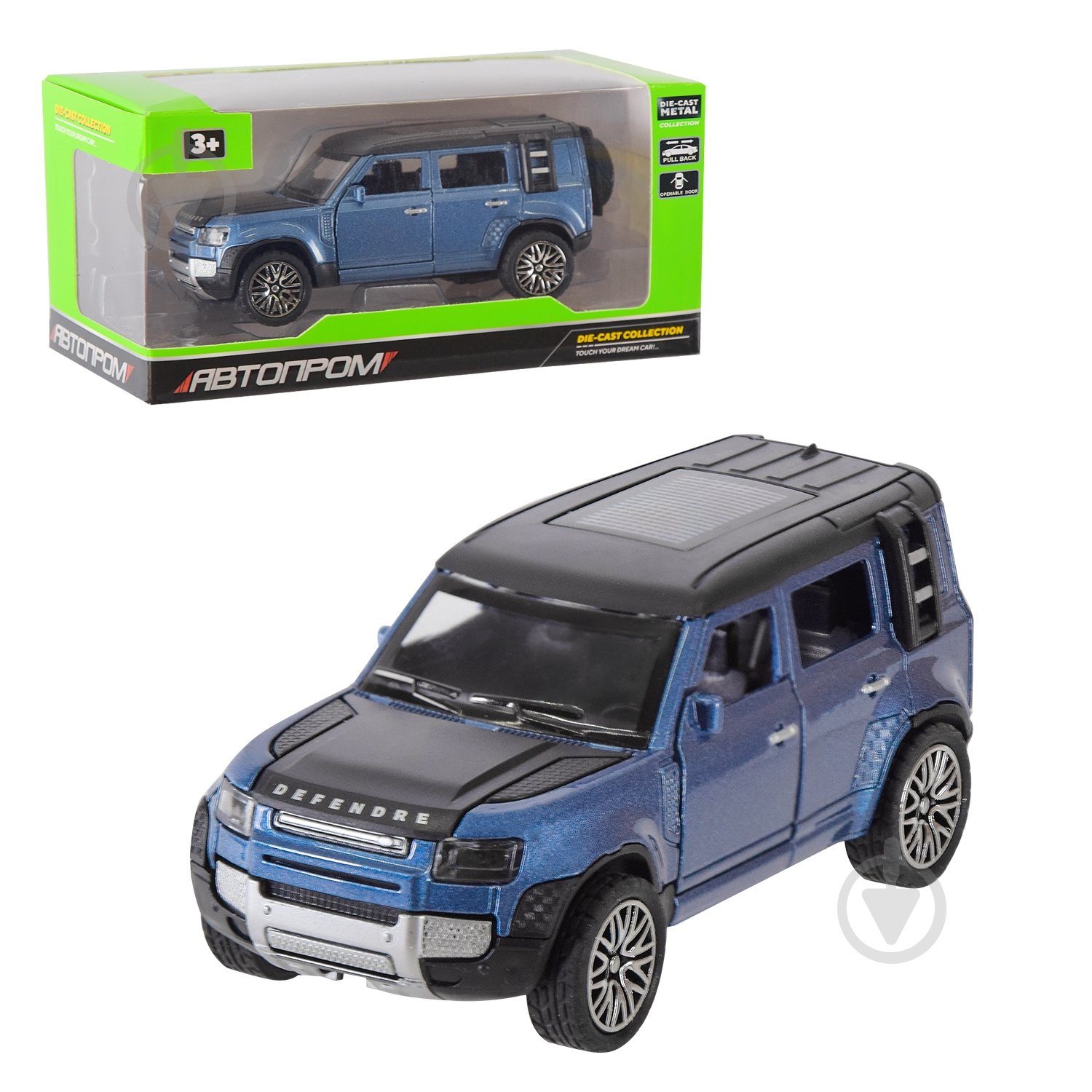 Автомодель Автопром 1:32 2 цвета AP74150 - фото 6