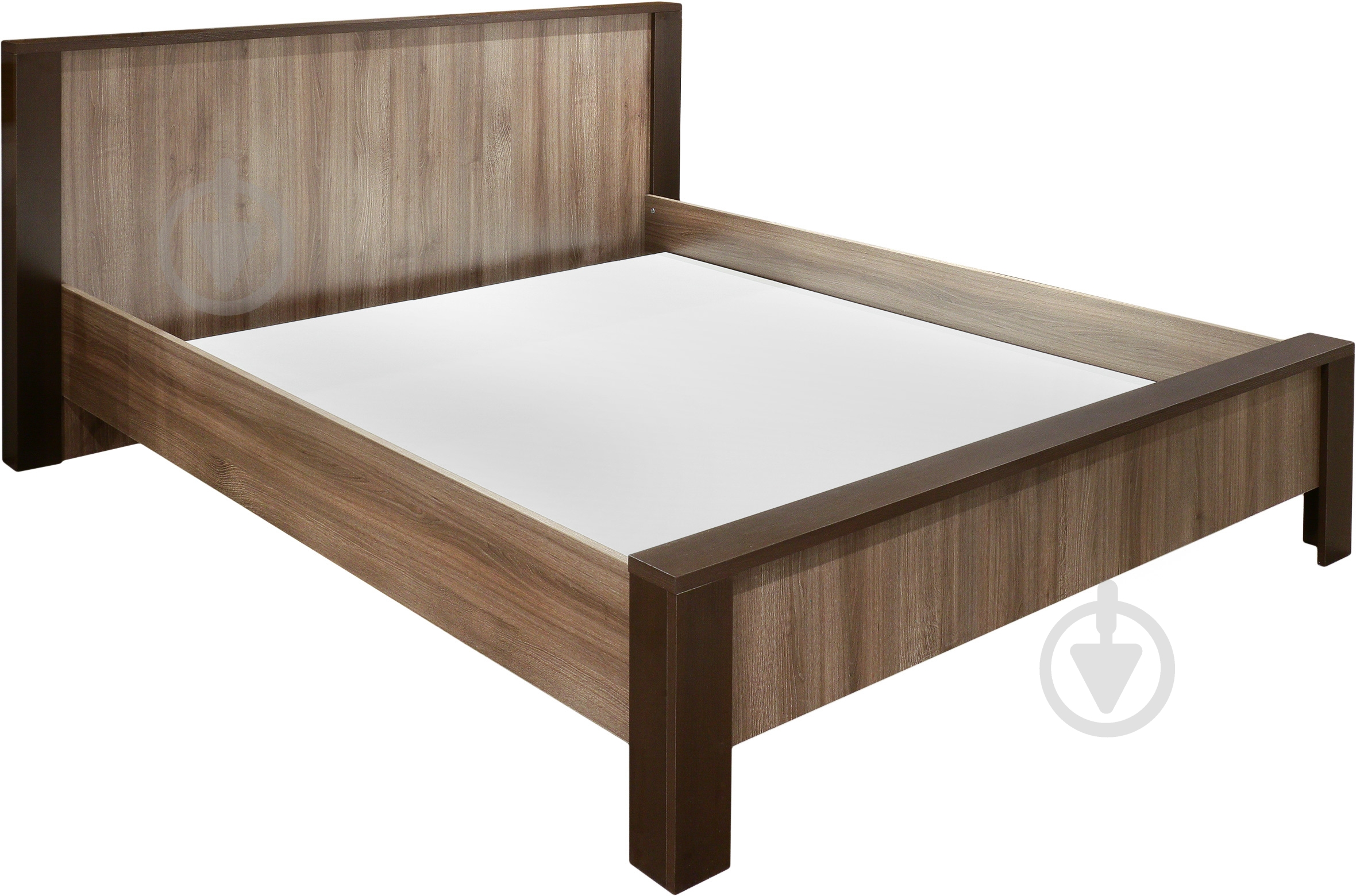 Кровать Embawood Рига 160x200 см коричневый/дуб шамони - фото 2 Кровать Embawood Рига 160x200 см коричневый/дуб шамони - фото 2