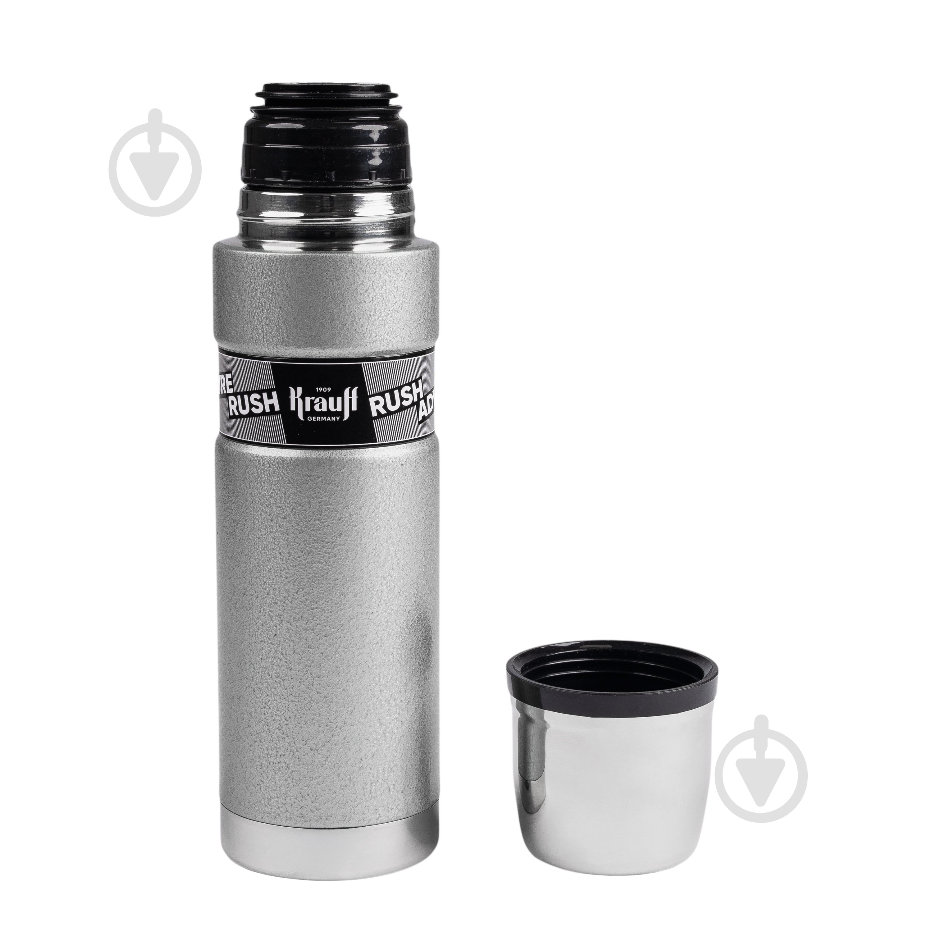 Термос Krauff Scout Skills 800 мл Grey 26-203-105 - фото 2