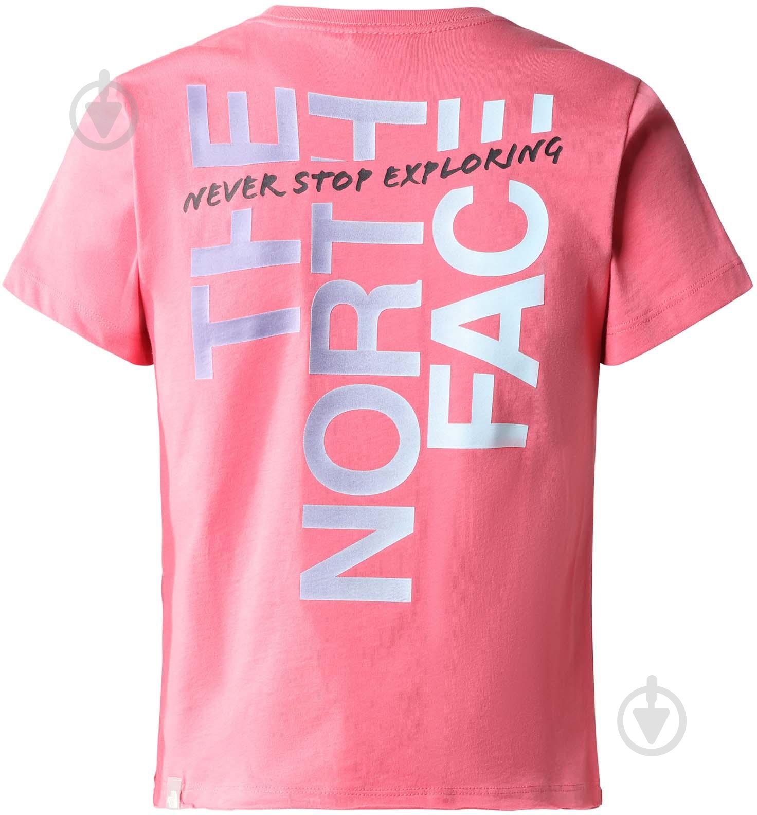 Футболка THE NORTH FACE W ES GRAPHIC FITTED S/S TEE NF0A83FJN0T1 р.XS рожевий - фото 2