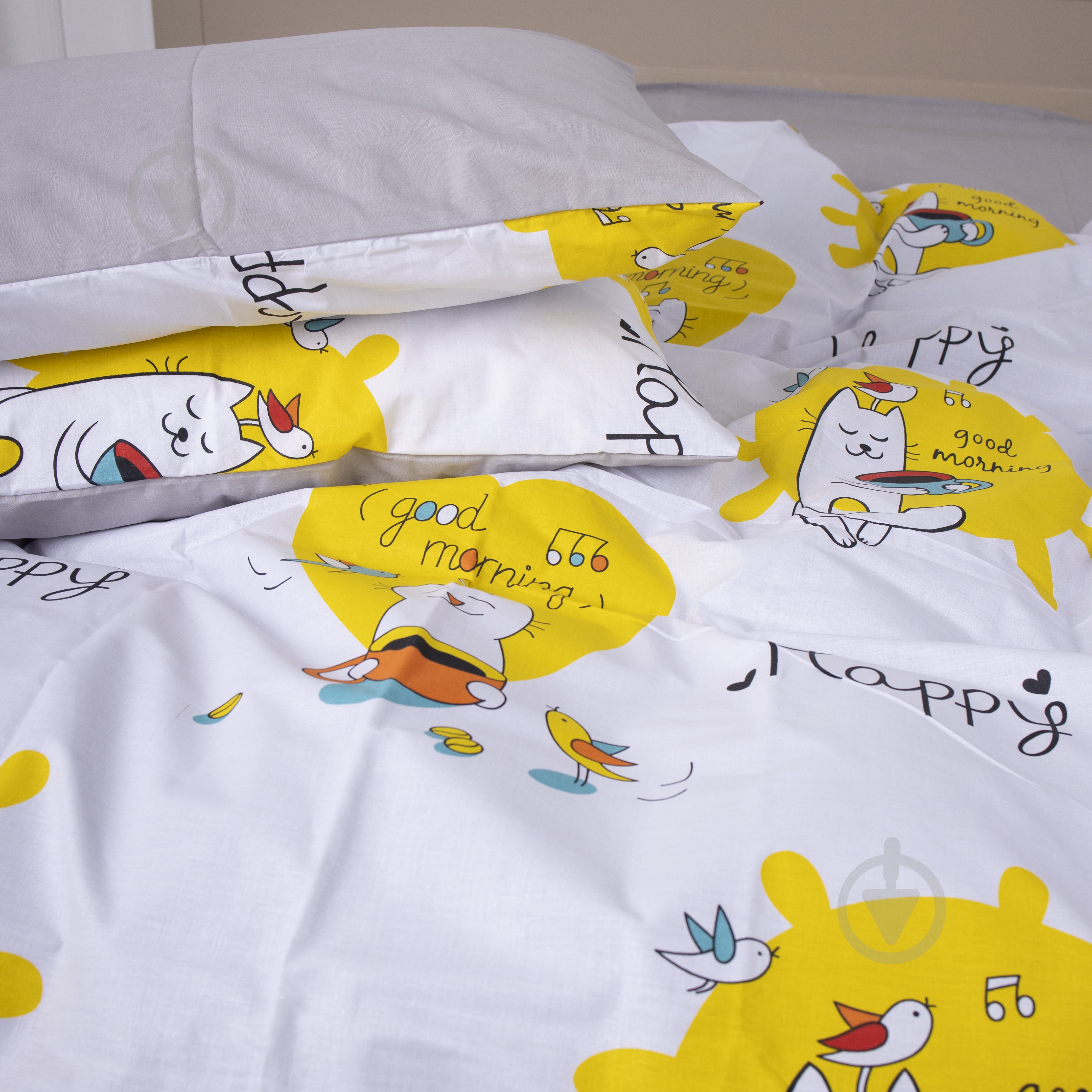 Наволочка Ranforce Elite 17-0574 Good Morning Cat 40x60 см мульти MirSon - фото 2 Наволочка Ranforce Elite 17-0574 Good Morning Cat 40x60 см мульти MirSon - фото 2