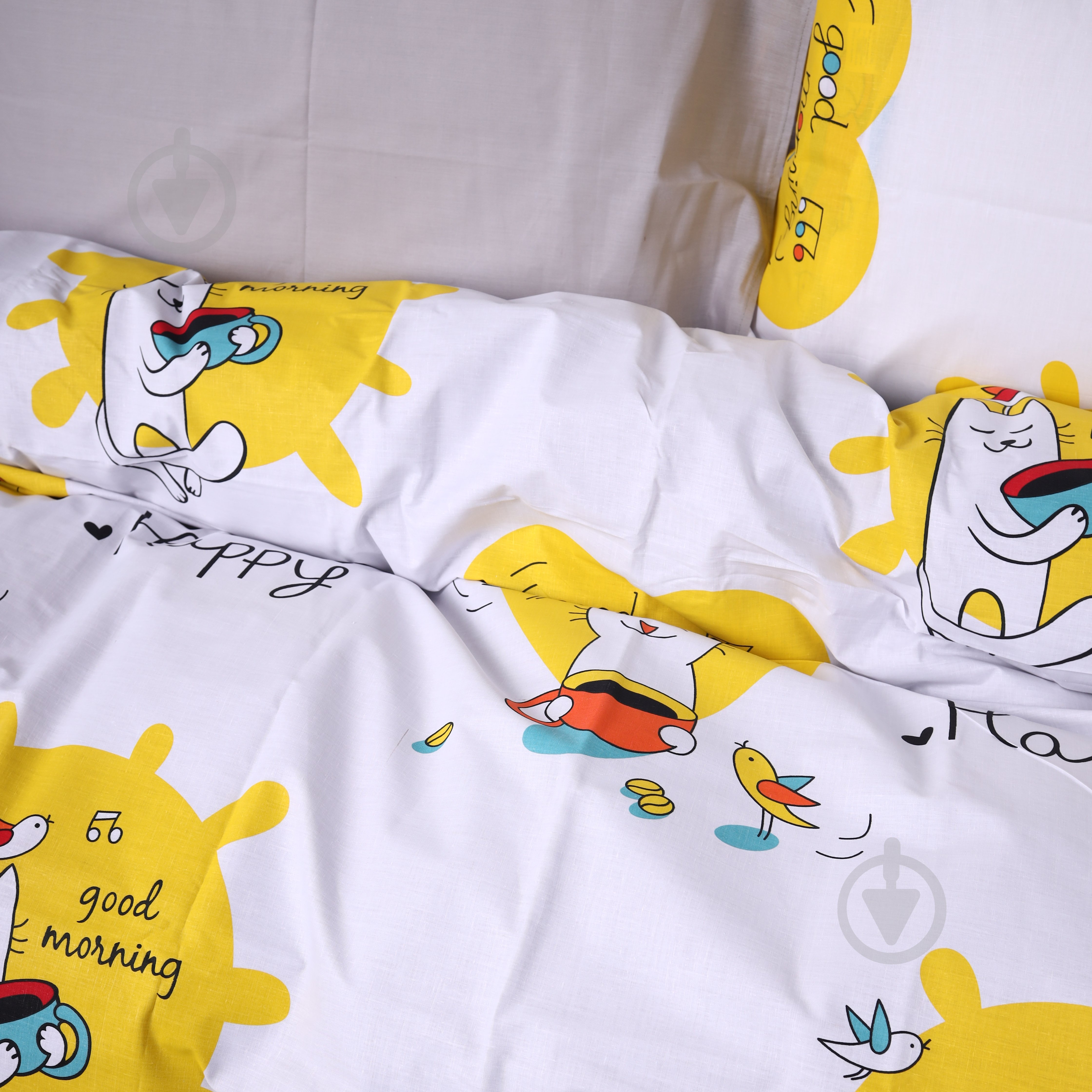 Наволочка Ranforce Elite 17-0574 Good Morning Cat 40x60 см мульти MirSon - фото 3 Наволочка Ranforce Elite 17-0574 Good Morning Cat 40x60 см мульти MirSon - фото 3