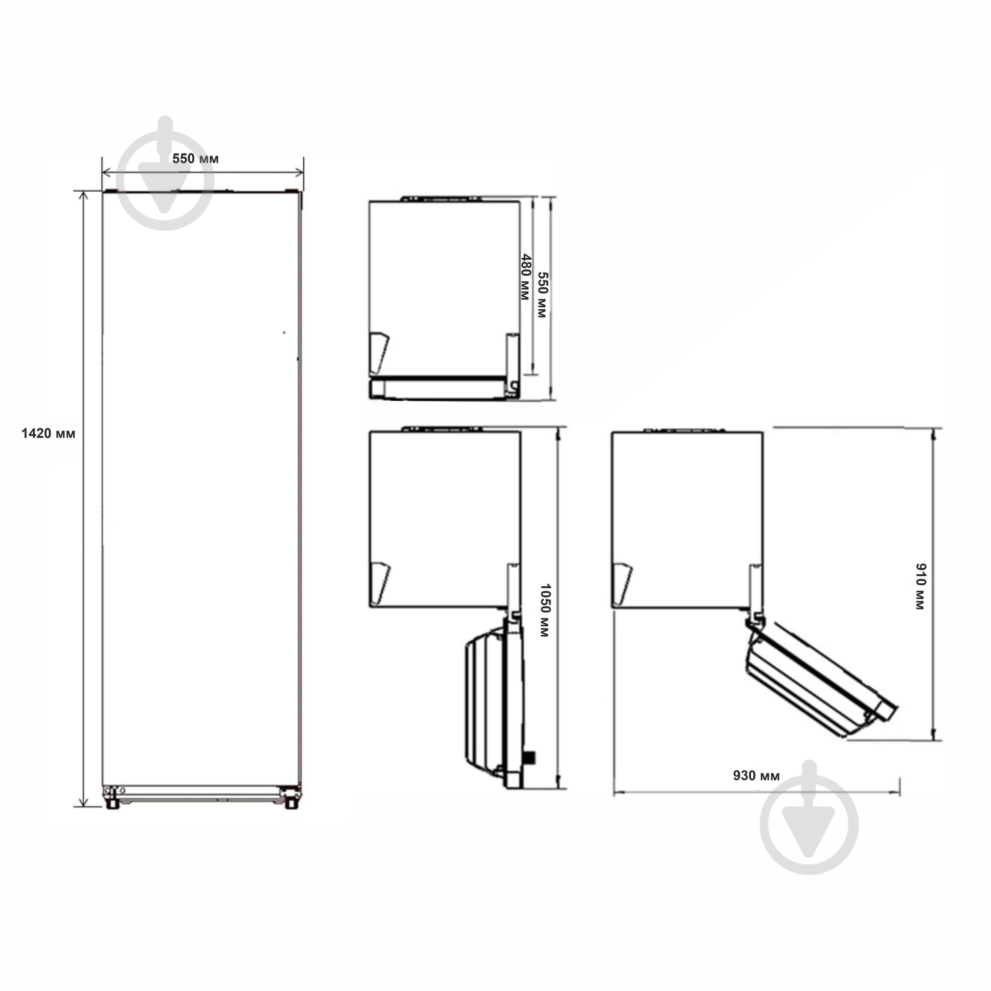 Морозильная камера Eleyus MFDW1142M55 WH - фото 10 Морозильная камера Eleyus MFDW1142M55 WH - фото 10