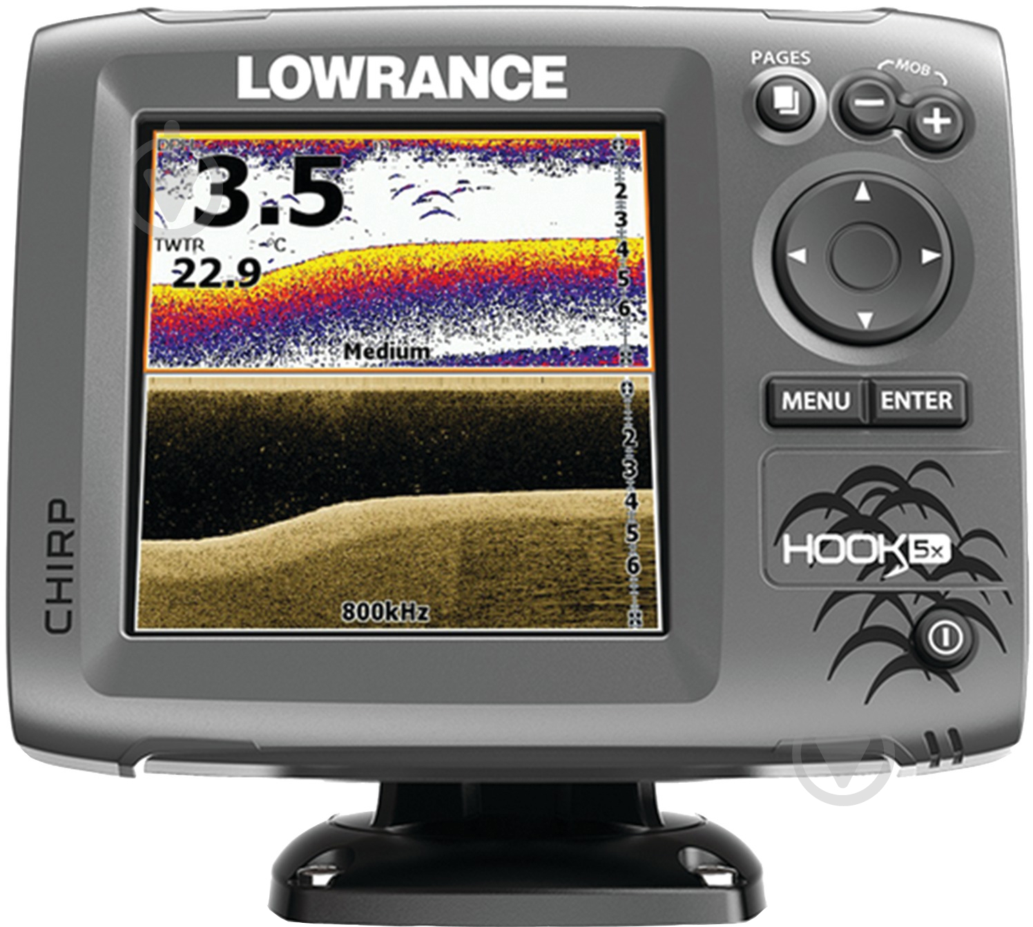 Эхолот Lowrance HOOK-5x - фото 1