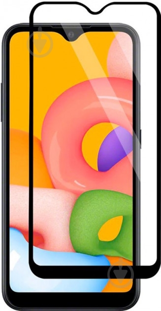Защитное стекло PowerPlant Full screen для для Samsung Galaxy A01 2020 (A015F) (GL608669) - фото 1