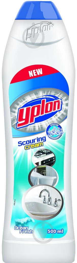 Крем для чистки универсальный Yplon Ocean fresh 0,5 л - фото 1 Крем для чистки универсальный Yplon Ocean fresh 0,5 л - фото 1