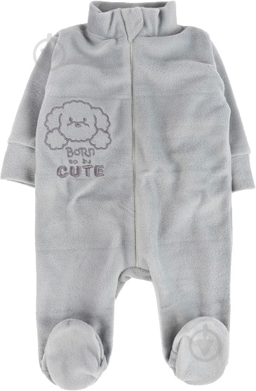 Человечек унисекс Dexter`s Fluffy р.68 серый d813ср - фото 1
