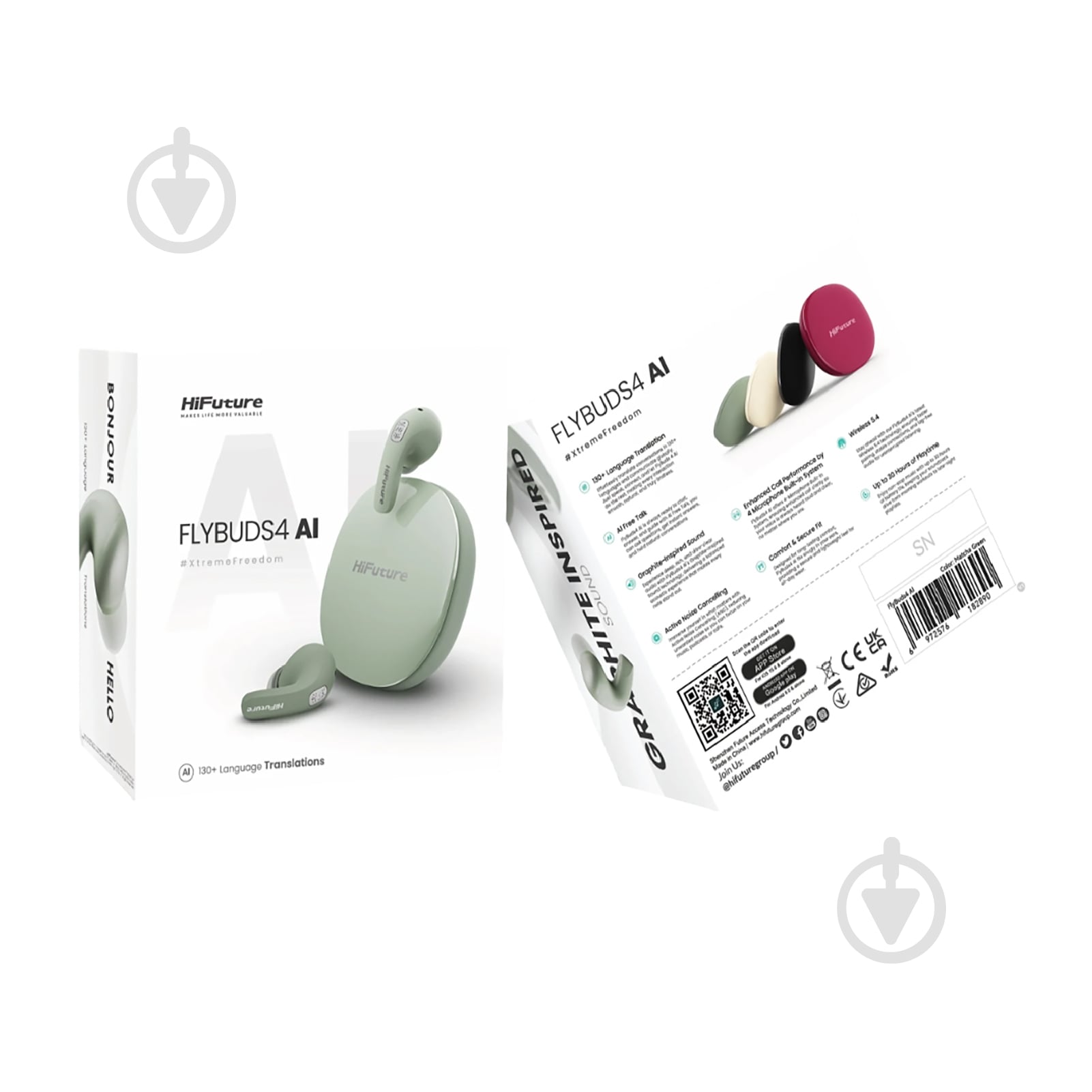 HiFuture FlyBuds4 AI pink (flybuds4-ai.hotpink) - фото 7