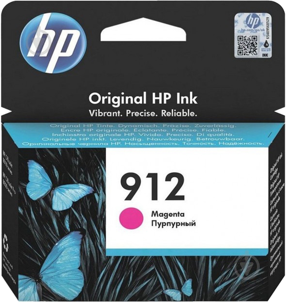 Картридж HP No.912 (3YL78AE) magenta - фото 1
