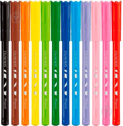 Фломастеры Color Peps Ocean 12 цветов Maped - фото 3 Фломастеры Color Peps Ocean 12 цветов Maped - фото 3