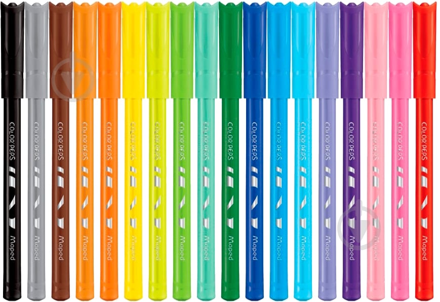 Фломастеры Color Peps Ocean 18 цветов (MP.845721) Maped - фото 3 Фломастеры Color Peps Ocean 18 цветов (MP.845721) Maped - фото 3
