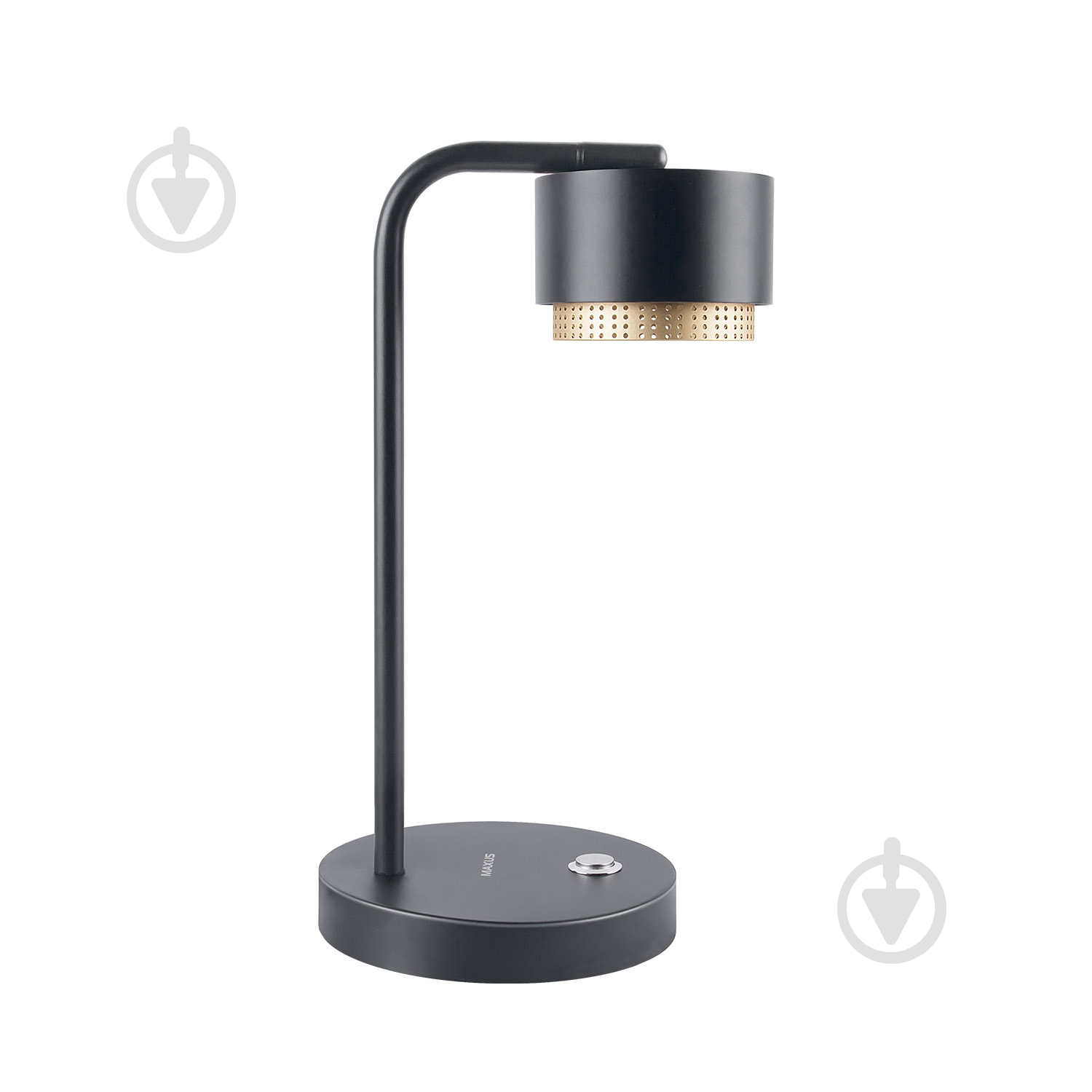 ᐉ Настольная лампа Maxus GX53 черный/золото 1-MDL-D-GX53-BG