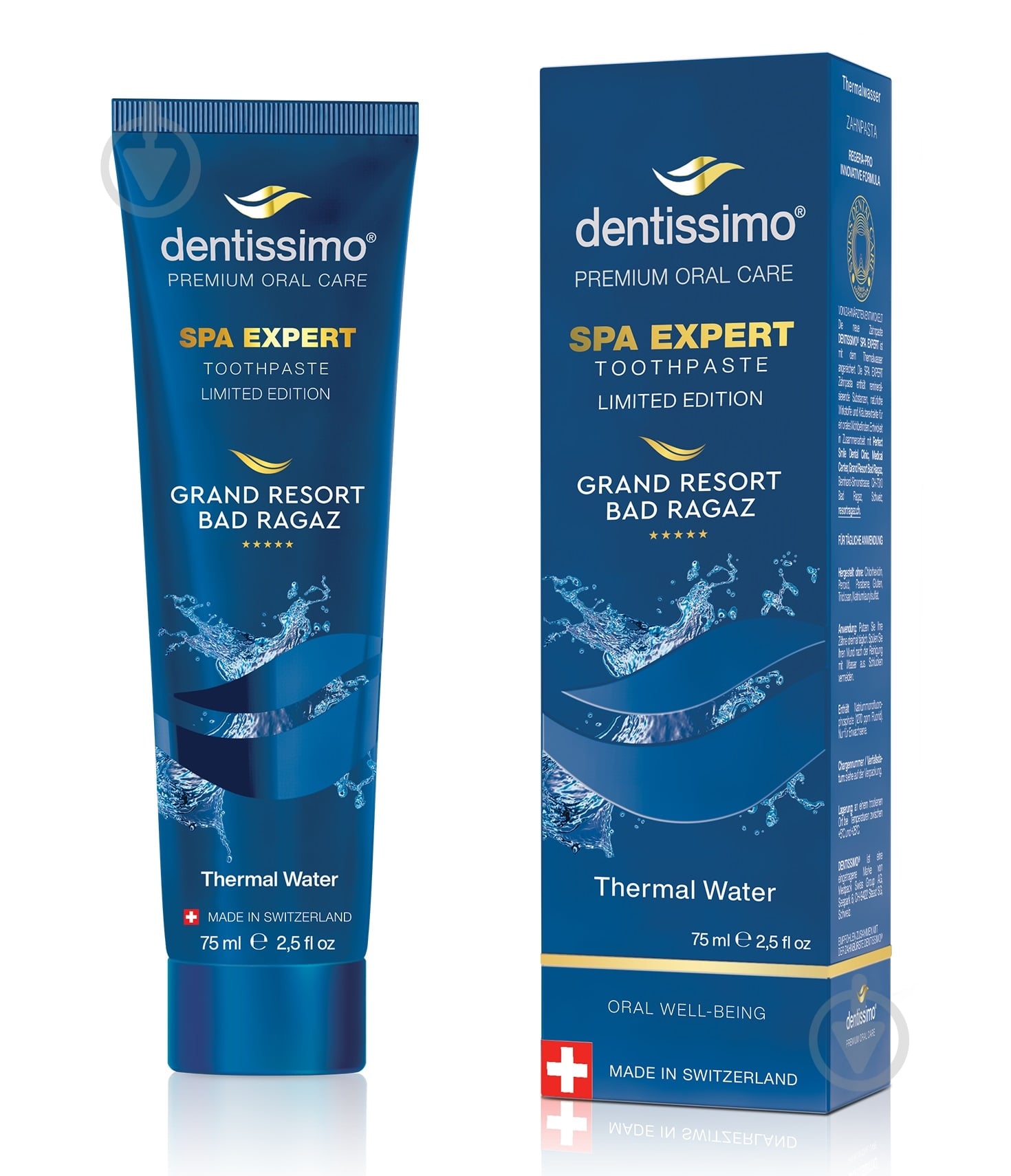 Зубная паста Dentissimo Spa Expert с термальной водой 75 мл - фото 1 Зубная паста Dentissimo Spa Expert с термальной водой 75 мл - фото 1