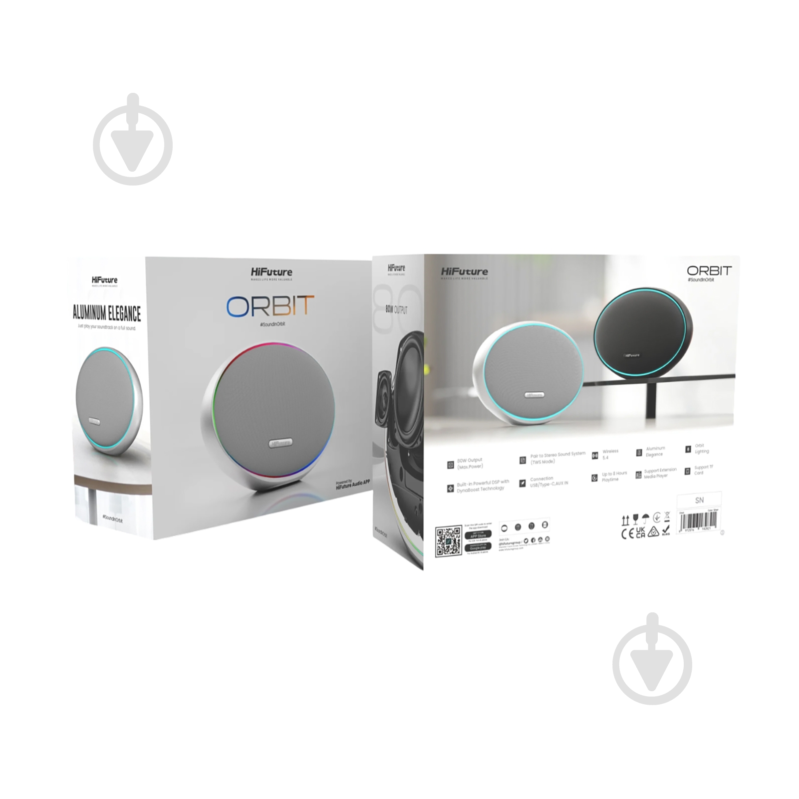 Портативная колонка HiFuture Orbit black (orbit.black.) - фото 8