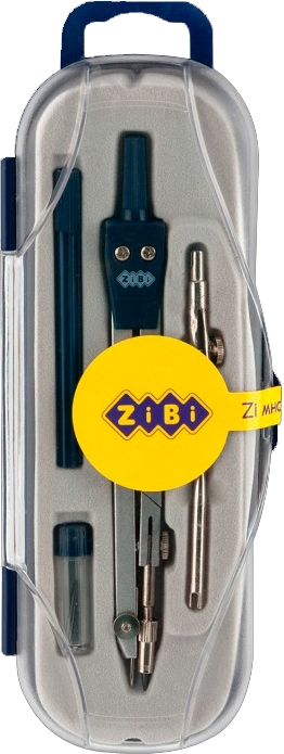 Готовальня COLLEGE 5 предмета темно-синий ZB.5312CL-03 ZiBi - фото 1 Готовальня COLLEGE 5 предмета темно-синий ZB.5312CL-03 ZiBi - фото 1