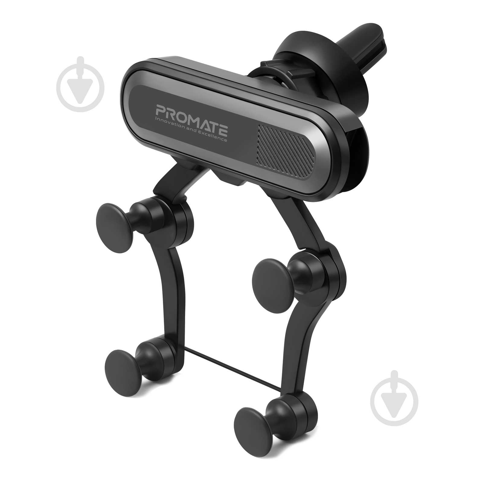 Держатель для телефона Promate Clutch серый - фото 1