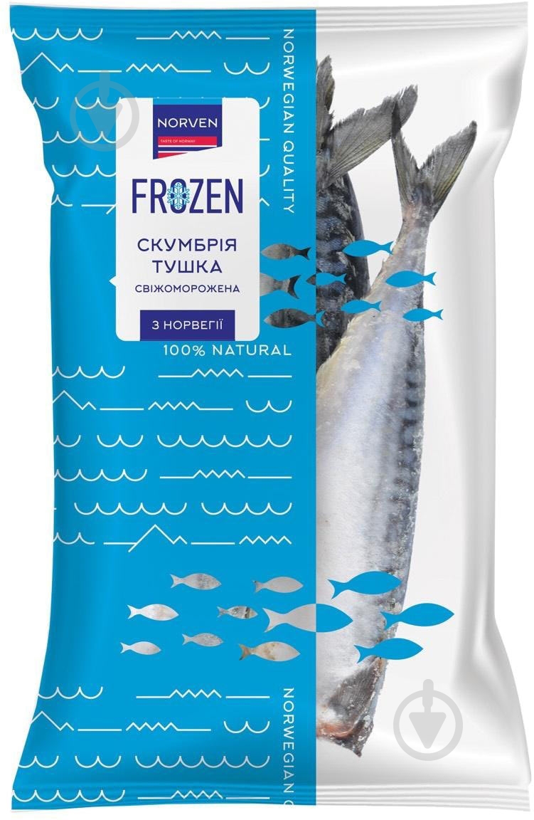 Скумбрія Master Fish тушка свіжоморожена - фото 1 Скумбрія Master Fish тушка свіжоморожена - фото 1