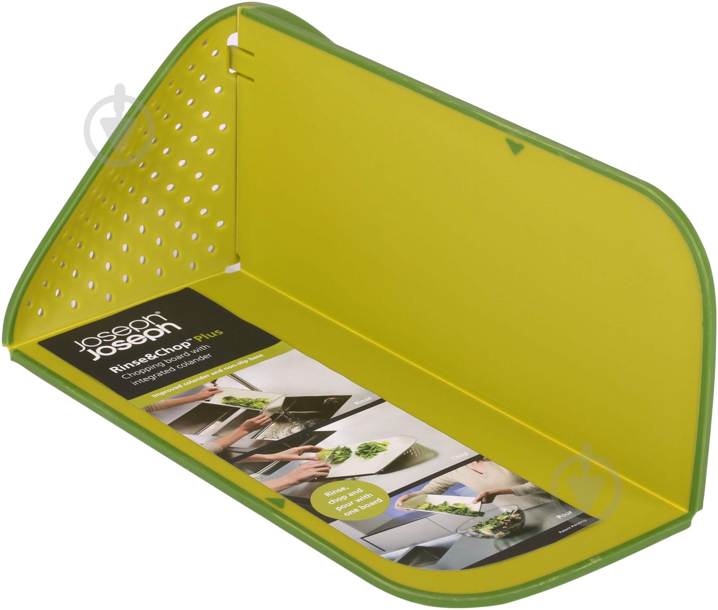 Доска разделочная Joseph Joseph Rinse And Chop 41,9х26х2,5 см - фото 4 Доска разделочная Joseph Joseph Rinse And Chop 41,9х26х2,5 см - фото 4