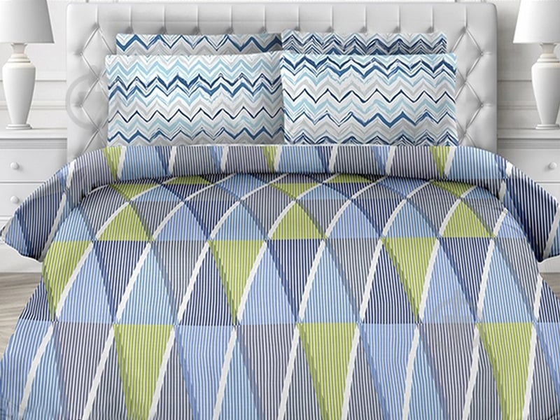 Комплект постельного белья 2.0 синий Ecotton - фото 1 Комплект постельного белья 2.0 синий Ecotton - фото 1