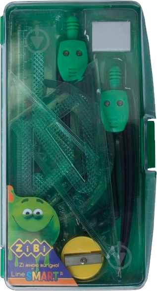 Готовальня SMART 9 предмета зеленый ZB.5317-04 ZiBi - фото 1 Готовальня SMART 9 предмета зеленый ZB.5317-04 ZiBi - фото 1