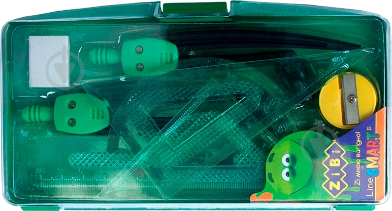 Готовальня SMART 9 предмета зеленый ZB.5317-04 ZiBi - фото 2 Готовальня SMART 9 предмета зеленый ZB.5317-04 ZiBi - фото 2