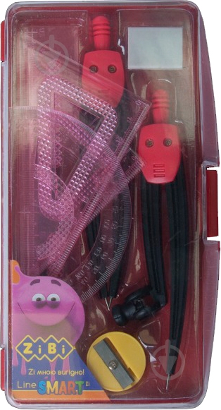 Готовальня SMART 9 предмета красный ZB.5317-05 ZiBi - фото 2 Готовальня SMART 9 предмета красный ZB.5317-05 ZiBi - фото 2