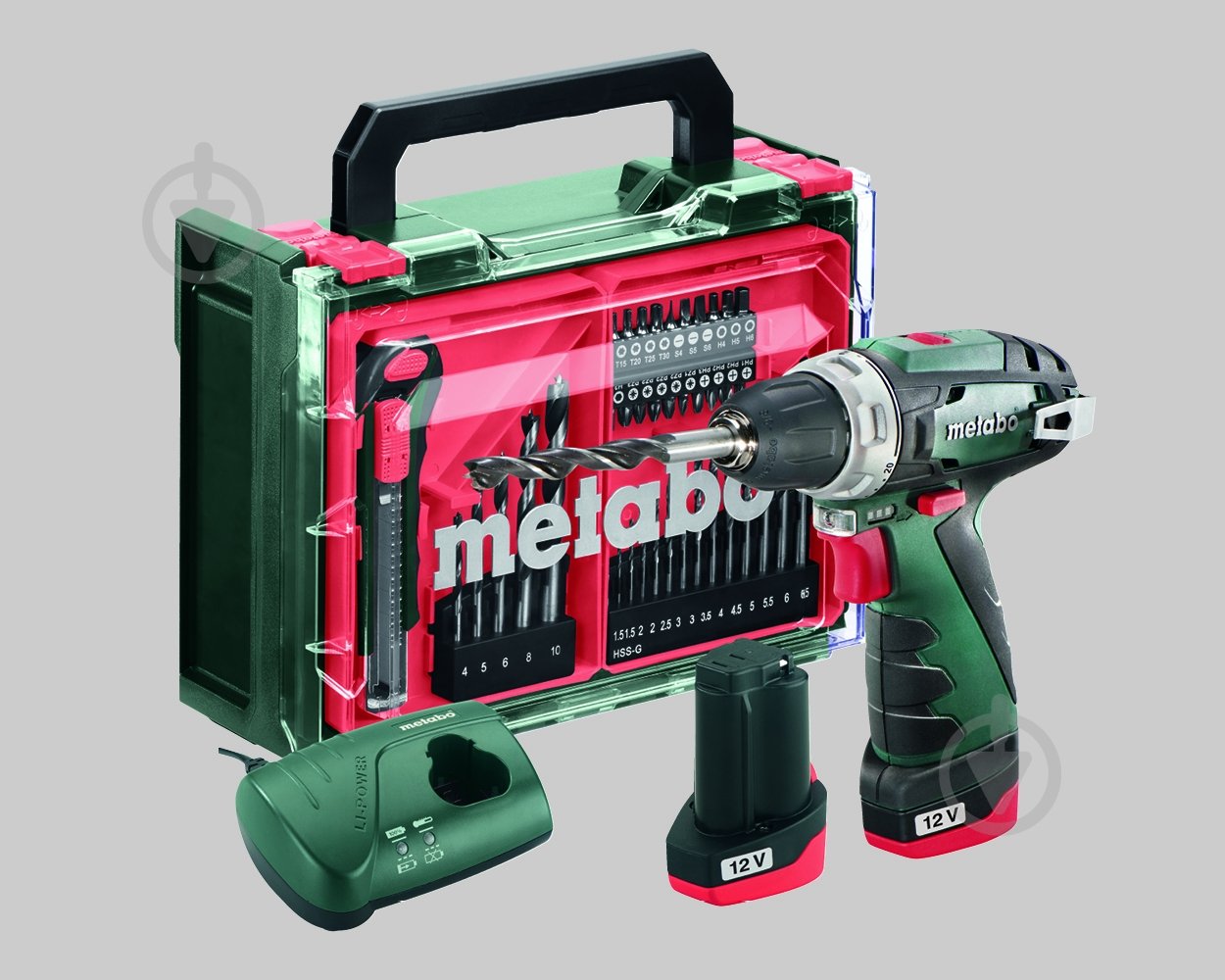Шуруповерт аккумуляторный Metabo PowerMaxx BS Basic Set 600080710 - фото 10