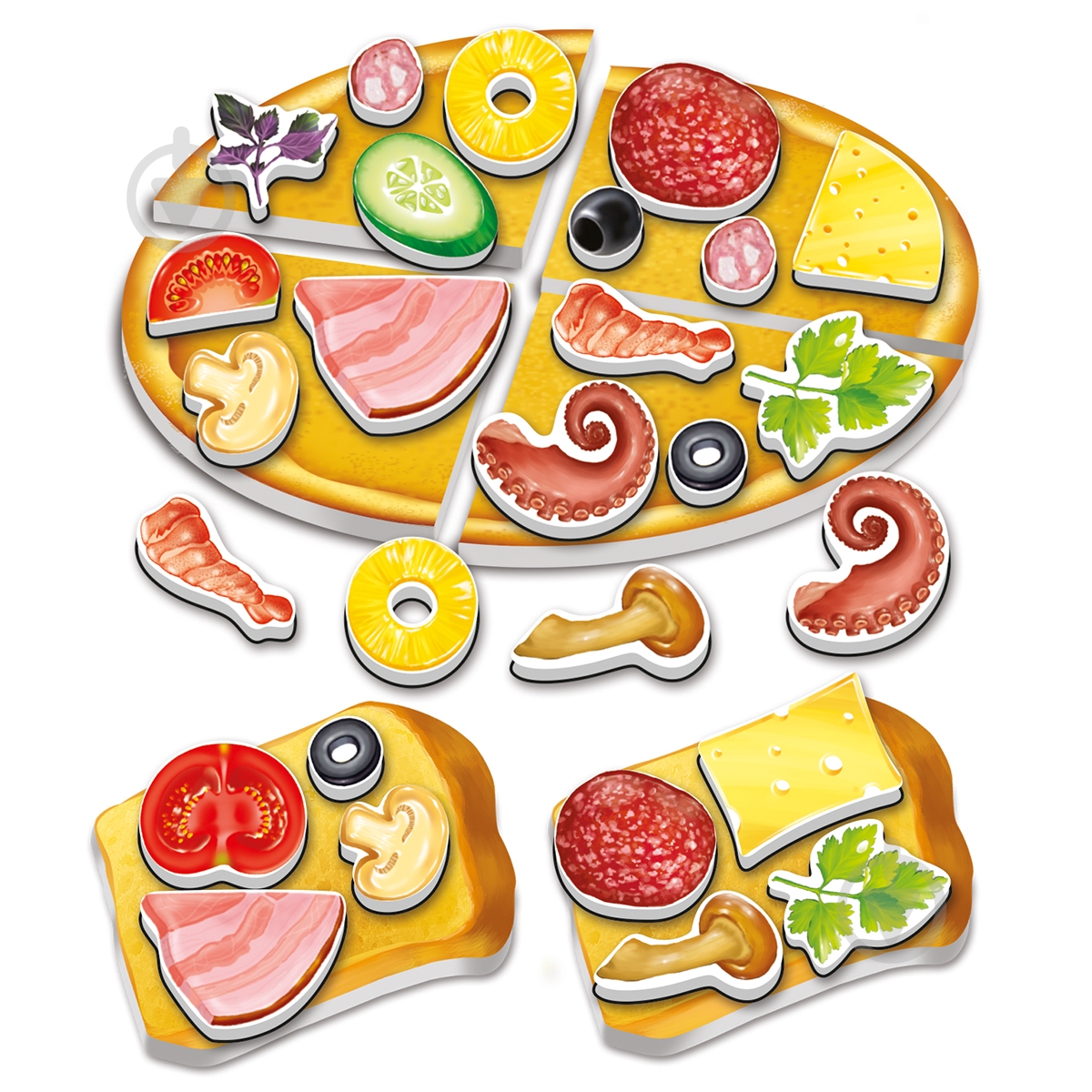 Гра магнітна Vladi Toys 44 Коти. Піца VT3004-10 - фото 2