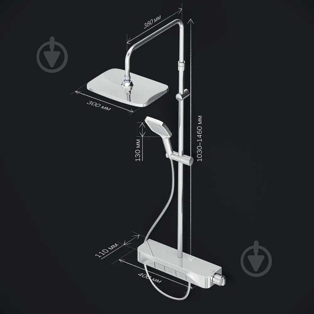 Душевая система AM.PM Func F078F300 - фото 10 Душевая система AM.PM Func F078F300 - фото 10