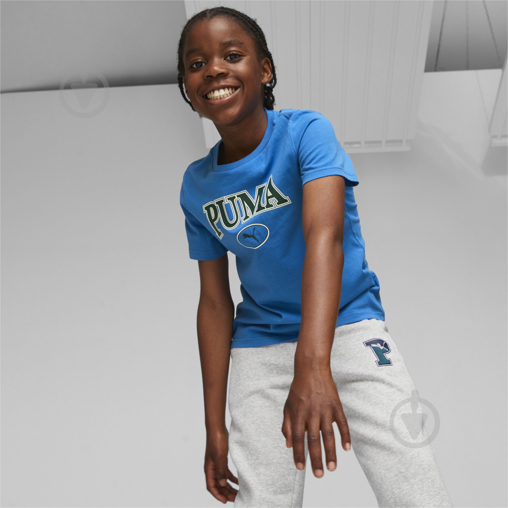 Футболка Puma PUMA SQUAD TEE B 67635247 р.176 синій - фото 3 Футболка Puma PUMA SQUAD TEE B 67635247 р.176 синій - фото 3