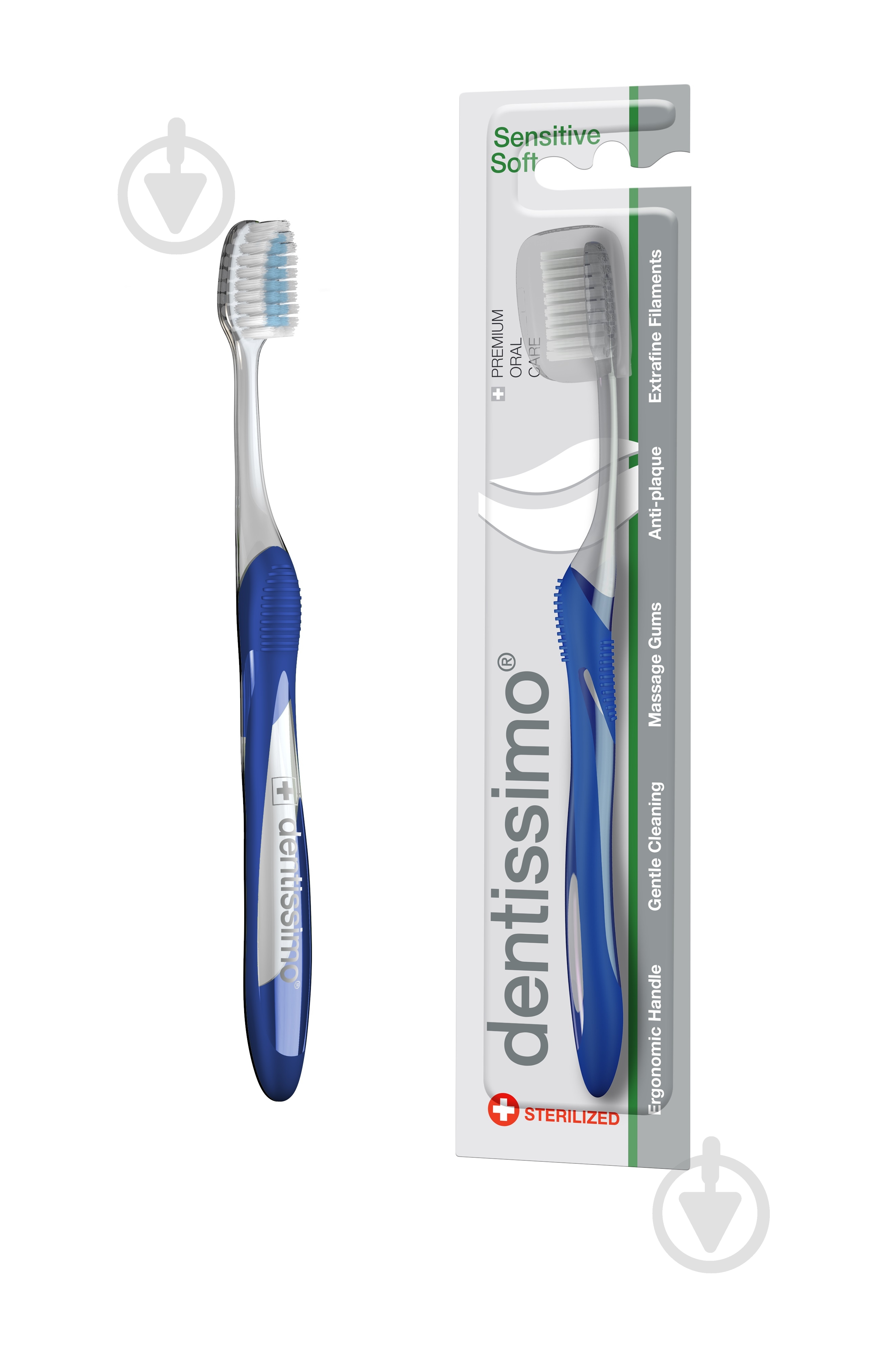 Зубная щетка Dentissimo SENSETIVE мягкая 1 шт. - фото 2