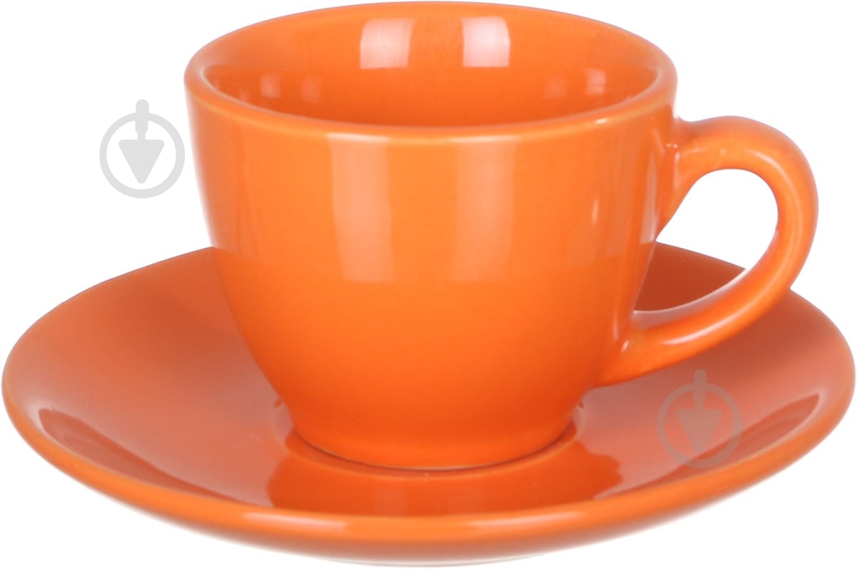 Чашка с блюдцем Bella Vita Orange 90 мл - фото 1 Чашка с блюдцем Bella Vita Orange 90 мл - фото 1