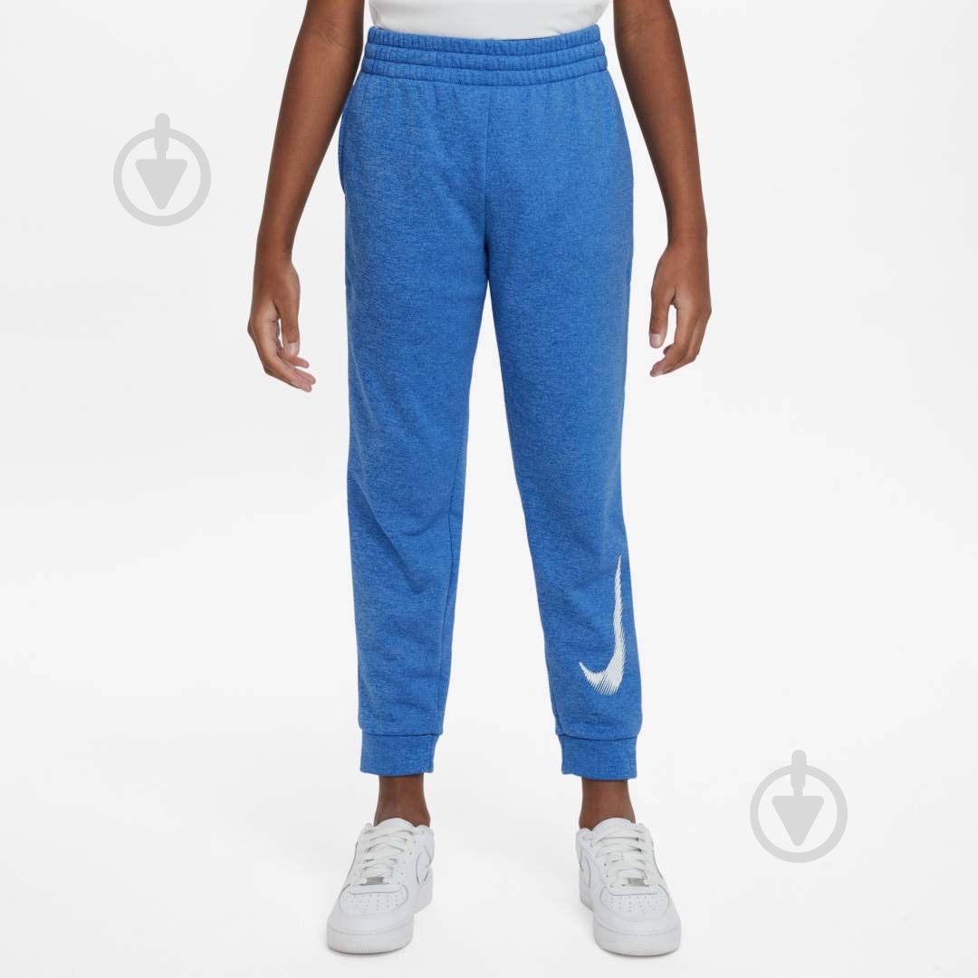 Брюки Nike K NK TF MULTI+ JOGGER HBR FD3905-480 р. S синий - фото 1
